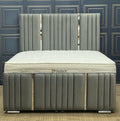 ELEGANCE LINE SILVER BED - OTTOMAN STORAGE BED