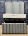 LINNING DESIGN SPILT HEADBOARD BED