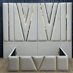 VICTORIA  FULL WALL PANEL BED FRAME WITH TRIM FINSHING