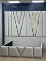 VICTORIA  FULL WALL PANEL BED FRAME WITH TRIM FINSHING