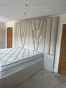 VICTORIA  FULL WALL PANEL BED FRAME WITH TRIM FINSHING