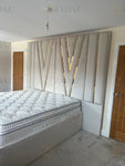 VICTORIA  FULL WALL PANEL BED FRAME WITH TRIM FINSHING