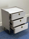 3 Draw bedside cabinet