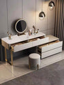 dressing table leather effect