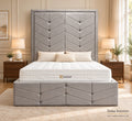 Chevron Frame bed – view 2