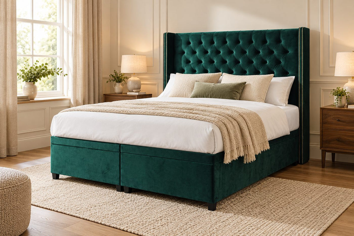 Upholstered Beds, Ottoman & Divan Beds | Handmade to Order | Zadaz ...