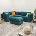 Hudson 3 & 2 Seater Sofa With Fixed Back Cushion
