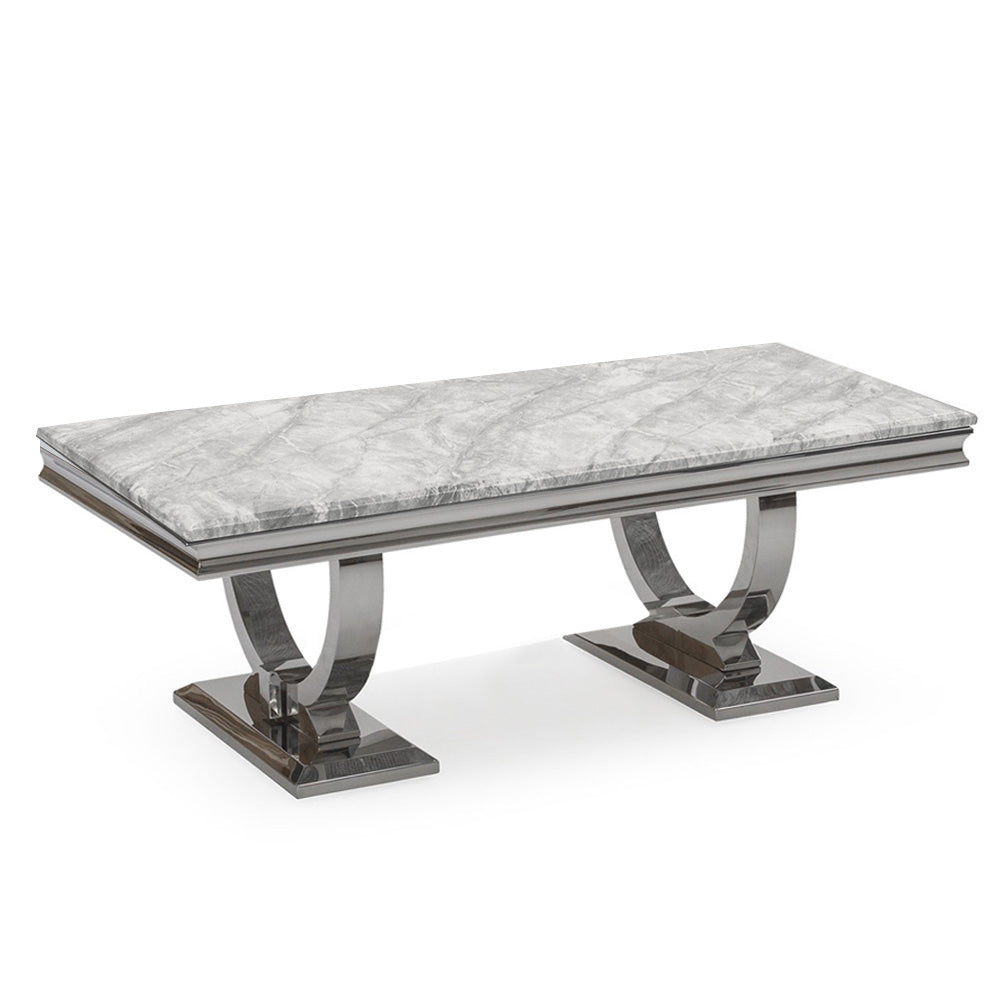 Arriana Coffee Table white marble