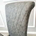 Nicole Dining Chair with Plain Back, Line & Cross Stitch