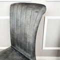 Nicole Dining Chair with Plain Back, Line & Cross Stitch