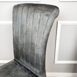 Nicole Dining Chair with Plain Back, Line & Cross Stitch