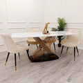 Orion Gold 1.8m Dining Table