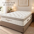 Zadaz Prestige Plus mattress on a bed in a bedroom