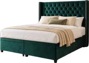 Winged Diamond Ottoman